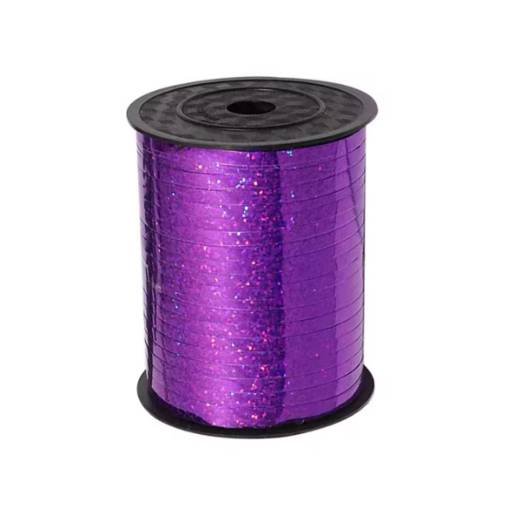 Foto - Scrapbooking panglică strălucitoare subțire - Violet închis, 460 metri