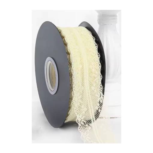 Foto - Scrapbooking dantelă - Bej, 45 metri