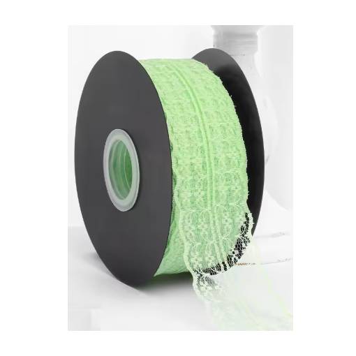 Foto - Scrapbooking dantelă - Verde deschis, 45 metri