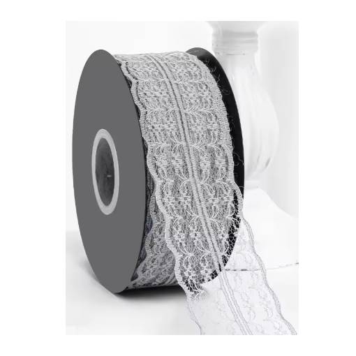 Foto - Scrapbooking dantelă - Gri deschis, 45 metri
