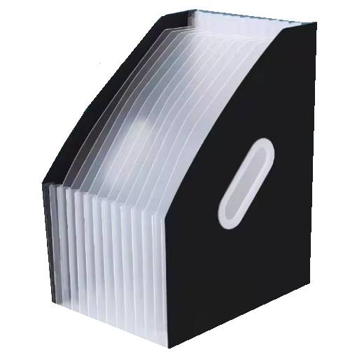 Foto - Organizer plastic scrapbooking - Negru