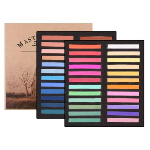 Foto - Scrapbooking creioane pastelate - 48 culori