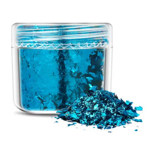 Foto - Decorațiuni de scrapbooking din folie metalică - Turcoaz, JB06