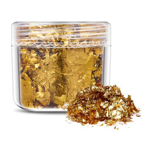 Foto - Decorațiuni de scrapbooking din folie metalică - Aurie, JB12