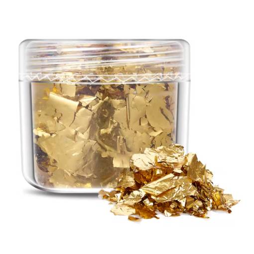 Foto - Decorațiuni de scrapbooking din folie metalică - Aurie, JB16