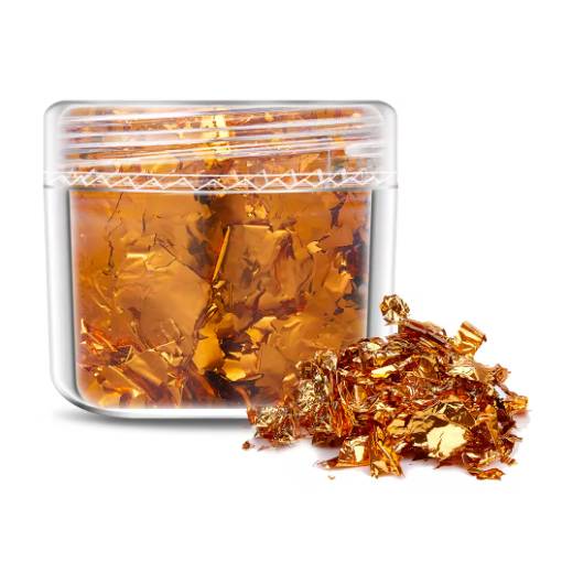 Foto - Decorațiuni de scrapbooking din folie metalică - Portocalie, JB22