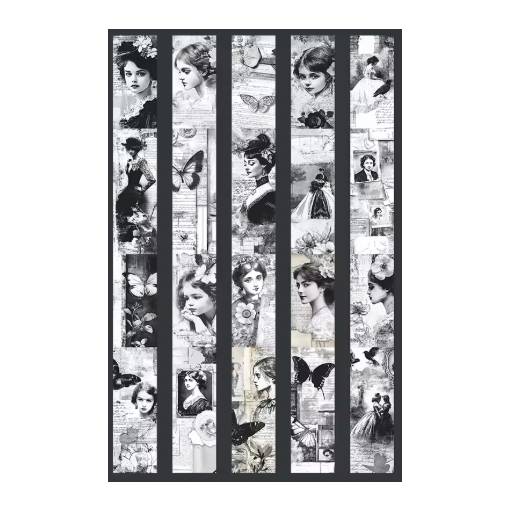 Foto - Scrapbooking Vintage bandă adezivă - Femei 01, 2 metri
