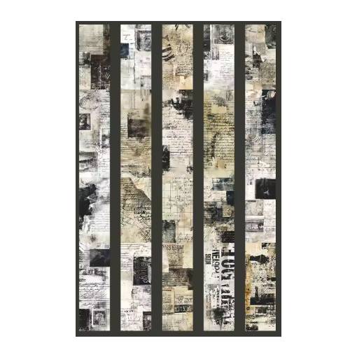 Foto - Scrapbooking Vintage bandă adezivă - Ziar 05, 2 metri