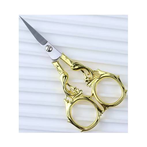 Foto - Foarfeci metalice pentru scrapbooking cu fenix - Aurii