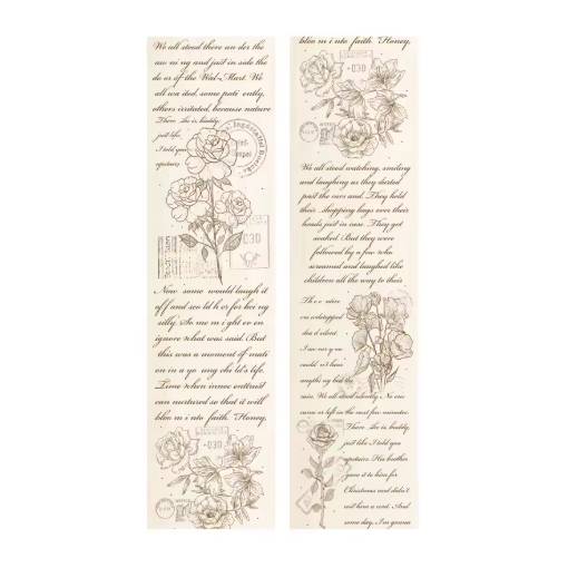 Foto - Scrapbooking Vintage bandă adezivă - Text, 05