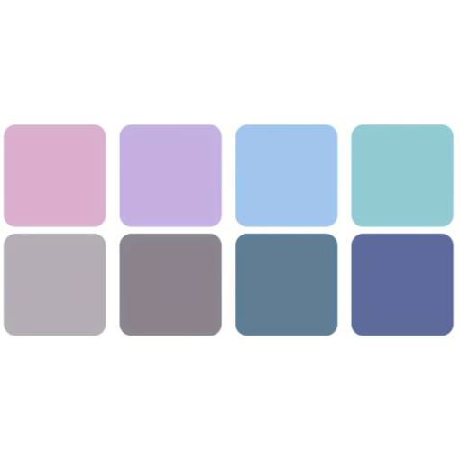 Foto - Blocuri autoadezive pentru scrapbooking - Culori mate, 8 blocuri